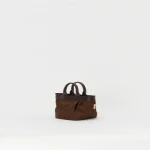 Hender Scheme 2-Tuck Tote S Compact Nylon Tote Bag Brown