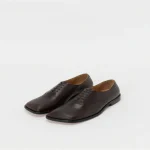 Hender Scheme Bear Foot Balmoral Leather Shoes Brown