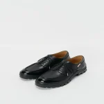 Front view of Hender Scheme Derby Casual Lace-Up Shoes in premium leather