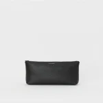Front view of Hender Scheme M Leather Pouch in premium leather