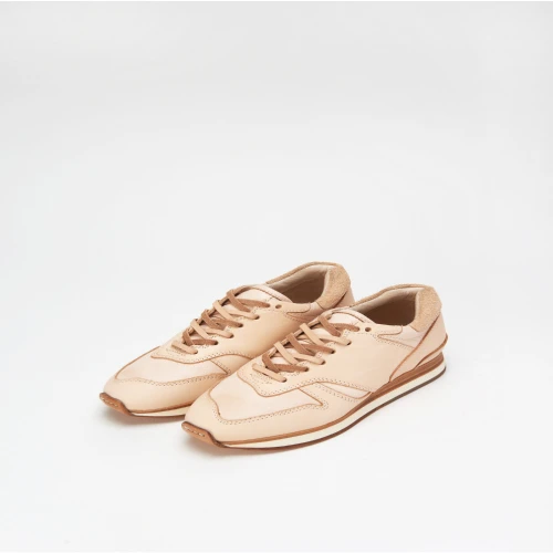 Hender Scheme MIP-08 Natural Leather Running Shoes Front View