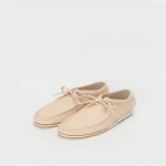 Front view of Hender Scheme MIP-29 Clarks Leather Boots in premium natural leather