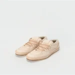 Front view of Hender Scheme MIP-32 Premium Leather Sneakers in natural leather