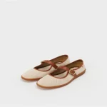 Front view of Hender Scheme Milo Leather Slip-On Shoes in premium leather