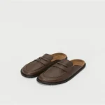 Hender Scheme Morgan Modern Mule Loafer Shoes Brown