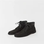 Hender Scheme Premium Beige Work Boots Black