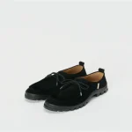 Hender Scheme Tirolean Leather Moc Toe Shoes Front View