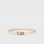 Front view of Hender Scheme Unisex Leather Tail Belt in premium leather