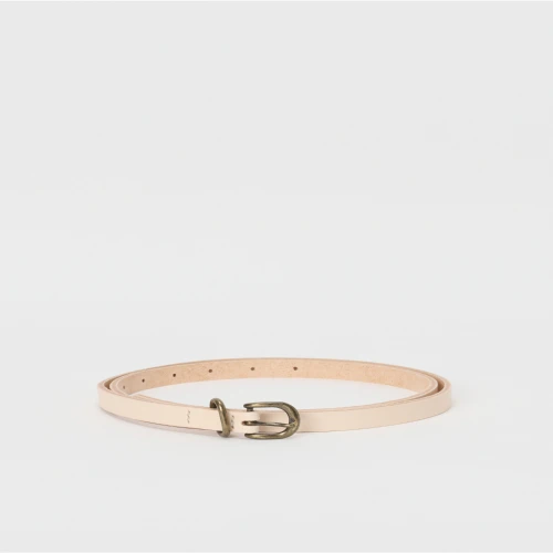 Front view of Hender Scheme Unisex Leather Tail Belt in premium leather