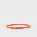 Hender Scheme Unisex Leather Tail Orange Belt