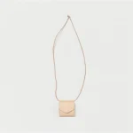 Hender Scheme Hang Neck Wallet front leather design view