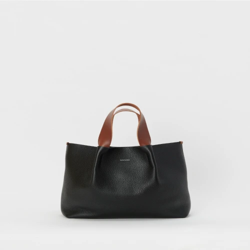 Hender Scheme Medium Piano Bag front view structured leather tote