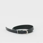 Hender Scheme Tanning Leather Belt Black